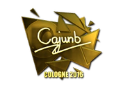Sticker | cajunb (Gold) | Cologne 2016 image
