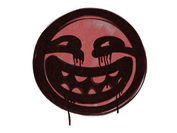 Sealed Graffiti | Smarmy (Blood Red) image