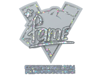 Sticker | fame (Glitter) | Copenhagen 2024 image