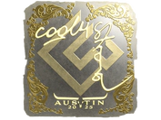 Sticker | cool4st (Gold) | Austin 2025 image
