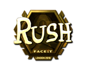 Sticker | RUSH (Gold) | London 2018 image