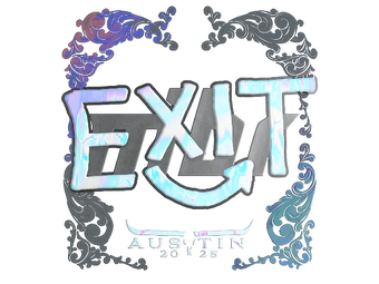 Sticker | exit (Holo) | Austin 2025 image