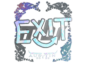 Sticker | exit (Holo) | Austin 2025 image