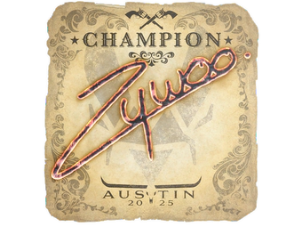 Sticker | ZywOo (Champion) | Austin 2025 image