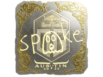 Sticker | spooke (Gold) | Austin 2025 image