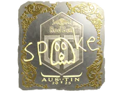 Sticker | spooke (Gold) | Austin 2025 image