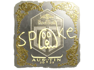 Sticker | spooke (Gold) | Austin 2025
