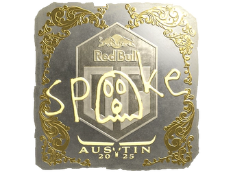 Sticker | spooke (Gold) | Austin 2025 image