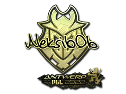 Sticker | Aleksib (Gold) | Antwerp 2022 image