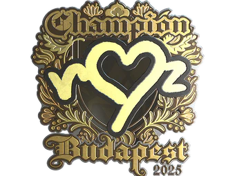 Sticker | ropz (Gold, Champion) | Budapest 2025 image
