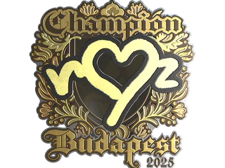 Sticker | ropz (Gold, Champion) | Budapest 2025