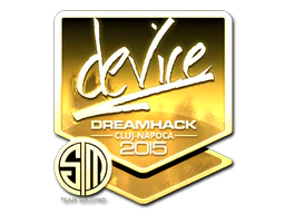 Sticker | device (Gold) | Cluj-Napoca 2015 image