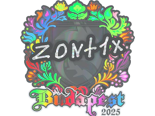 Sticker | zont1x (Holo) | Budapest 2025