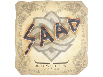 Sticker | saadzin | Austin 2025 image
