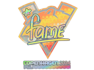 Sticker | fame (Holo) | Copenhagen 2024