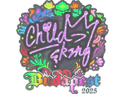 Sticker | ChildKing (Holo) | Budapest 2025 image