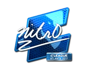 Sticker | nitr0 (Foil) | Atlanta 2017 image