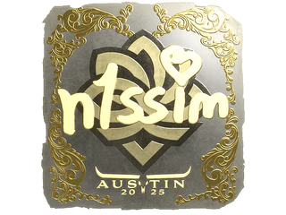 Sticker | n1ssim (Gold) | Austin 2025