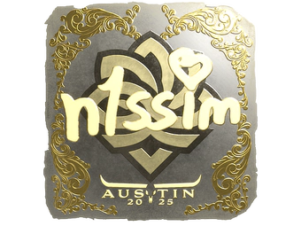 Sticker | n1ssim (Gold) | Austin 2025 image