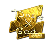 Sticker | Dosia (Gold) | Atlanta 2017 image