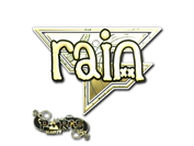 Sticker | rain (Gold) | Paris 2023 image
