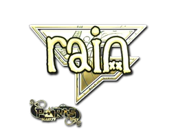 Sticker | rain (Gold) | Paris 2023 image