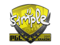Sticker | s1mple | Krakow 2017 image