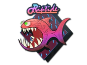 Sticker | Pink Jaggyfish image