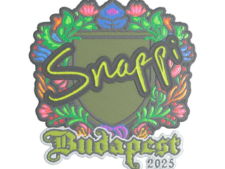 Sticker | Snappi (Embroidered) | Budapest 2025