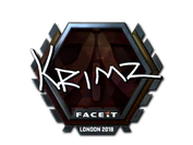 Sticker | KRIMZ (Foil) | London 2018 image