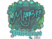 Sticker | MAJ3R | Budapest 2025 image