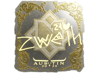 Sticker | zweih (Gold) | Austin 2025 image