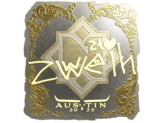 Sticker | zweih (Gold) | Austin 2025