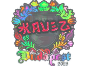 Sticker | kauez (Holo) | Budapest 2025 image