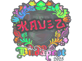 Sticker | kauez (Holo) | Budapest 2025