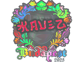 Sticker | kauez (Holo) | Budapest 2025 image