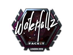 Sticker | waterfaLLZ (Foil) | London 2018 image