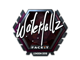 Sticker | waterfaLLZ (Foil) | London 2018 image