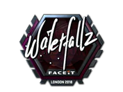 Sticker | waterfaLLZ (Foil) | London 2018 image