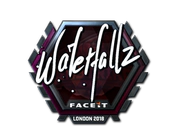 Sticker | waterfaLLZ (Foil) | London 2018 image