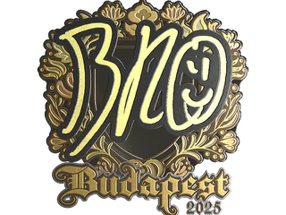 Sticker | br0 (Gold) | Budapest 2025
