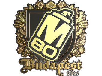 Sticker | M80 (Gold) | Budapest 2025 image