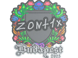 Sticker | zont1x (Embroidered) | Budapest 2025