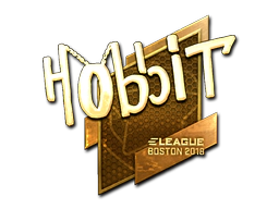 Sticker | Hobbit (Gold) | Boston 2018 image