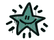 Sealed Graffiti | Shining Star (Frog Green) image