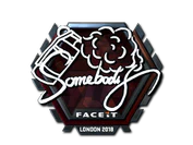 Sticker | somebody (Foil) | London 2018 image