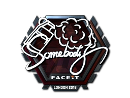 Sticker | somebody (Foil) | London 2018 image