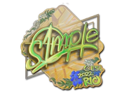 Sticker | s1mple (Holo) | Rio 2022 image
