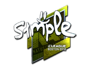 Sticker | s1mple (Foil) | Boston 2018 image