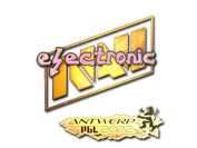 Sticker | electronic (Holo) | Antwerp 2022 image